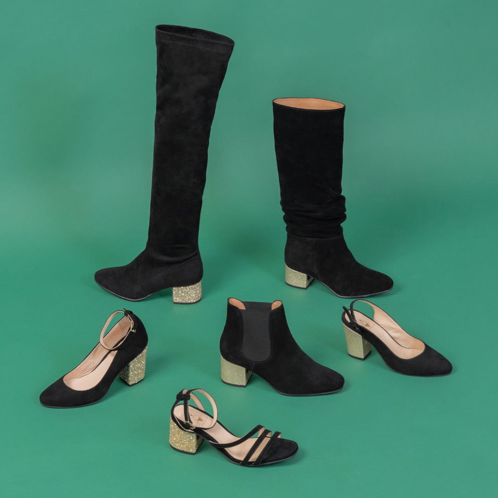 Vegan sock-boot for interchangeable heels | TANYA HEATH Paris – Tanya Heath  Paris